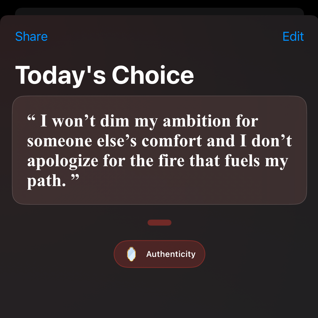Daily card